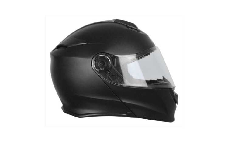 Kask DELTA szczękowy czarny matowy z BlueTooth ORIGINE otwierana szczęka + blenda + wbudowany  intercom BT łączność BT