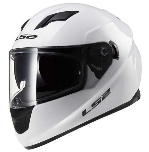  KASK LS2 FF320 STREAM SOLID WHITE  KASK MOTOCYKLOWY LS2 FF320 STREAM SOLID WHITE PRILBA LS2 MOTO