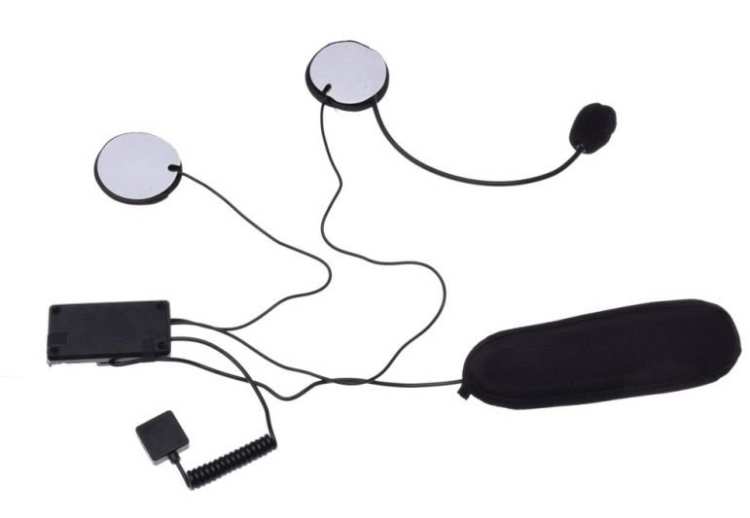 AK800700002 BLUETOOTH ZESTAW NA JEDEN KASK mocowanie na pasku