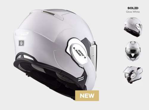 KASK LS2 FF399 VALIANT WHITE  Moderní překlápěcí přilba