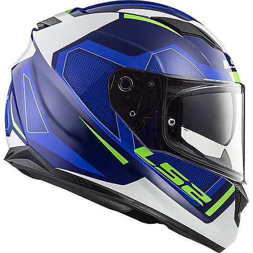  KASK MOTOCYKLOWY LS2 FF320 STREAM EVO AXIS BLUE WHITE nowość 2018 roku