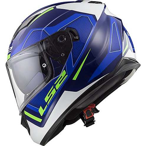  KASK MOTOCYKLOWY LS2 FF320 STREAM EVO AXIS BLUE WHITE nowość 2018 roku