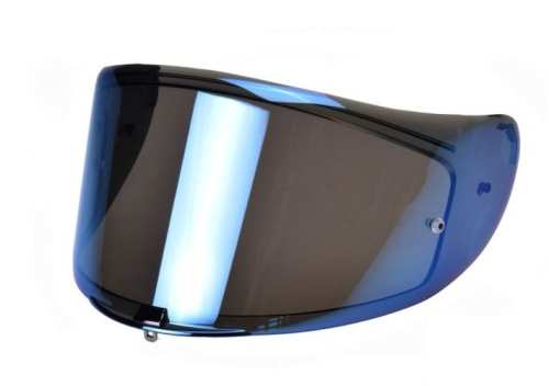 SZYBA KASKU FF323 LUSTRZANA NIEBIESKA