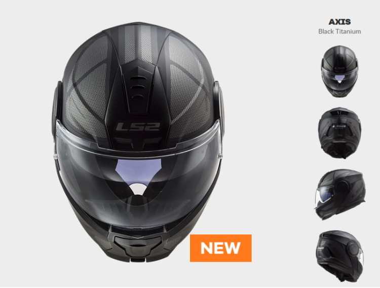 KASK LS2 FF902 SCOPE AXIS BLACK TITANUM - nowość 2020 roku Promocja prilby LS2 s plexisklom a ochranným štítom