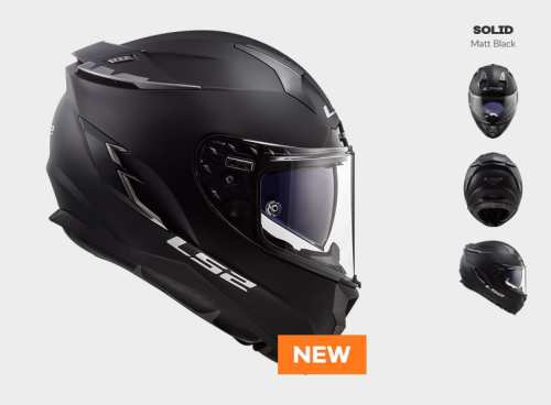 KASK LS2 FF327 CHALLENGER MATT BLACK, www.ls2.sklep.pl