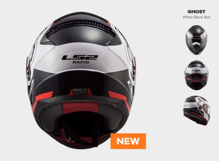 KASK MOTOCYKLOWY KASK LS2 FF353 RAPID GHOST Nowość 2019