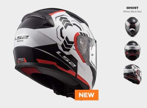 KASK MOTOCYKLOWY KASK LS2 FF353 RAPID GHOST Nowość 2019