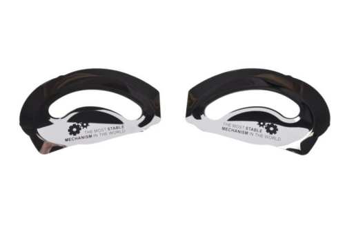 PŁYTKA MECHANIZMU OTWIERANIA SZCZĘKI  kasku LS2 FF399 VALIANT CHROM