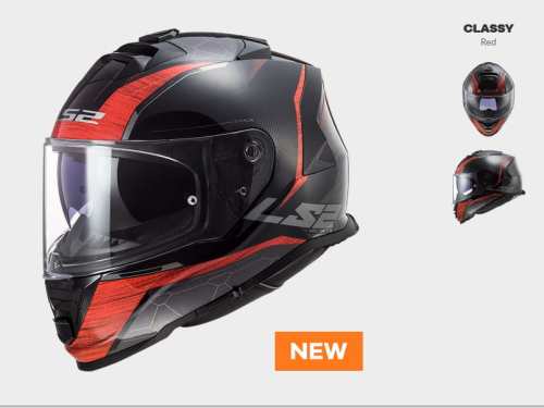 KASK LS2 FF800 STORM CLASSY RED