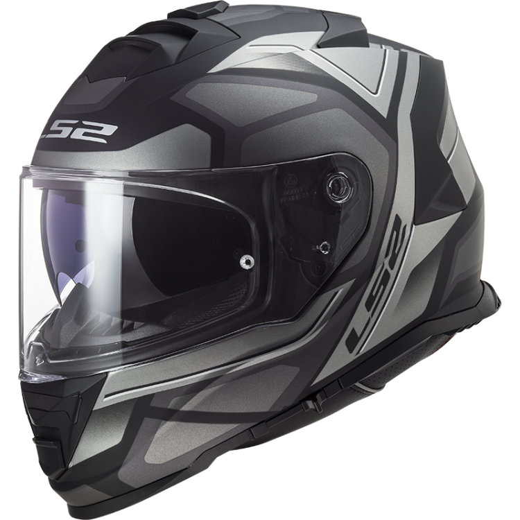 KASK LS2 FF800 STORM FASTER MATT TITANIUM