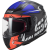 KASK MOTOCYKLOWY KASK LS2 FF353 RAPID CHROMO MATT ORANGE BLUE Integrálna prilba