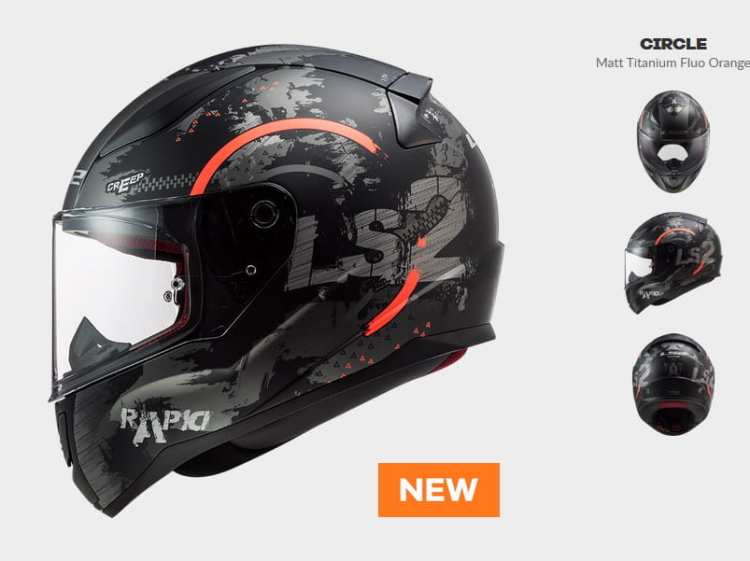 KASK MOTOCYKLOWY KASK LS2 FF353 RAPID CIRCLE MATT TITAN ORANGE nowość: 2020 Integrálna prilba