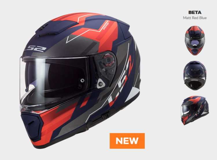 KASK LS2 FF390 BREAKER BETA MATT RED BLUE nowość: 2020 prilba ls2 ff390 FF 390