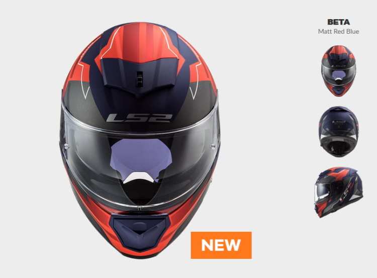 KASK LS2 FF390 BREAKER BETA MATT RED BLUE nowość: 2020 prilba ls2 ff390 FF 390
