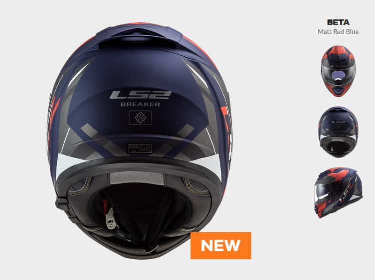 KASK LS2 FF390 BREAKER BETA MATT RED BLUE nowość: 2020 prilba ls2 ff390 FF 390