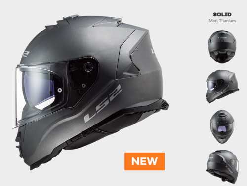 KASK LS2 FF800 STORM SOLID MATT TITANIUM - kolekcja 2020