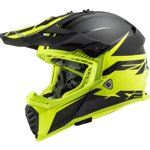 KASK LS2 MX437 FAST EVO ROAR BLACK H-V YELLOW nowość 2020 roku