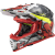 KASK LS2 MX437 FAST EVO CRUSHER BLACK RED nowość 2020 roku
