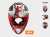 KASK LS2 MX437 FAST EVO CRUSHER BLACK RED nowość 2020 roku