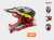 KASK LS2 MX437 FAST EVO CRUSHER BLACK RED nowość 2020 roku