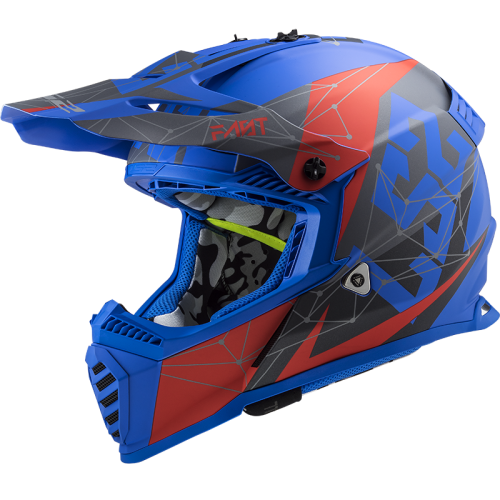 KASK LS2 MX437 FAST EVO ALPHA BLUE nowość 2020 roku