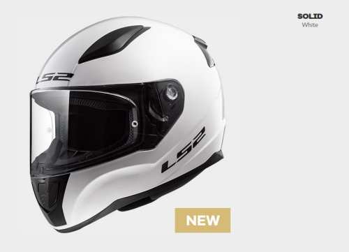  KASK MOTOCYKLOWY KASK LS2 FF353 RAPID MATT WHITE, model 2018