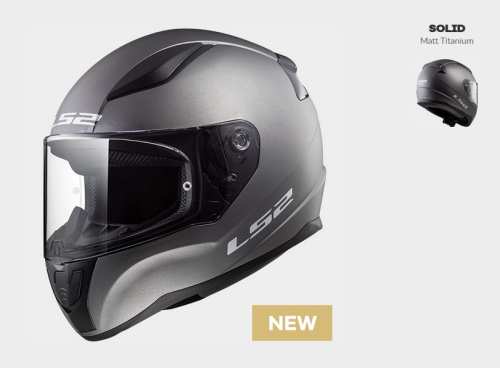 KASK MOTOCYKLOWY KASK LS2 FF353 RAPID MATT TITANIUM, Ls2 Polska