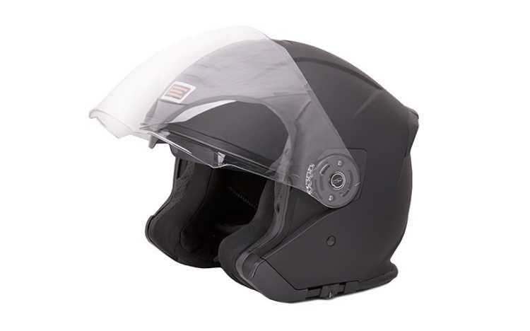Kask motocyklowy PALIO 2.0 SOLID otwarty czarny matt ORIGINE