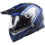 KASK MOTOCYKLOWY ENDURO OFF ROAD LS2 MX436 PIONEER EVO MASTER MATT BLACK BLUE - nowość 2021 roku, Enduro prilby LS2 s plexisklom a ochranným štítom