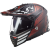 KASK MOTOCYKLOWY ENDURO OFF ROAD LS2 MX436 PIONEER EVO SATURN MATT BACK RED - nowość 2021, Enduro prilby LS2 s plexisklom a ochranným štítom