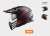 KASK MOTOCYKLOWY ENDURO OFF ROAD LS2 MX436 PIONEER EVO SATURN MATT BACK RED - nowość 2021, Enduro prilby LS2 s plexisklom a ochranným štítom
