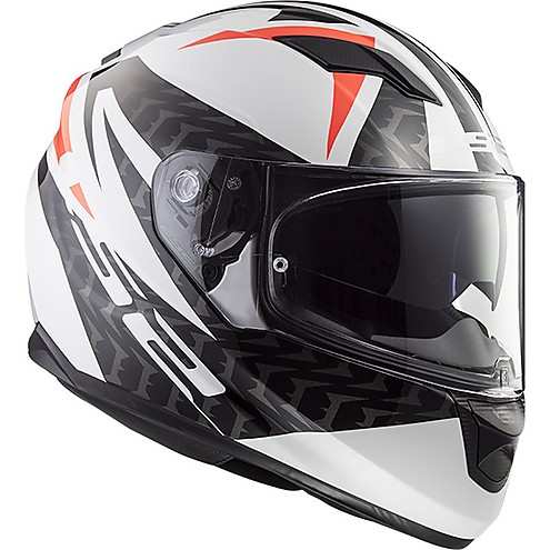KASK MOTOCYKLOWY LS2 FF320 STREAM EVO COMMANDER W/B RED nowość 2018 roku 