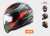 KASK MOTOCYKLOWY COMFORT LS2 FF353 RAPID GALE MATT BLACK RED GREEN - Nowość 2021 roku, prilba ls2, nowość 2021 COMFORT