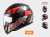 KASK MOTOCYKLOWY COMFORT LS2 FF353 RAPID STRATUS BLACK RED SILVER, prilba ls2, nowość 2021 COMFORT, nowość 2021 roku, Integrálne športovo-turistické prilby