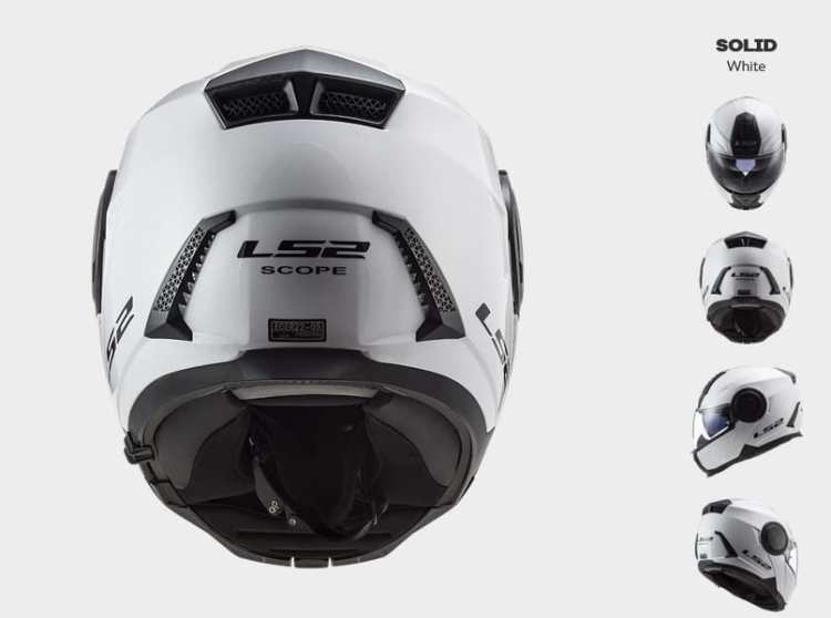 KASK SZCZĘKOWY LS2 FF902 SCOPE SOLID BLACK - nowość 2021 roku , Integrálne športovo-turistické