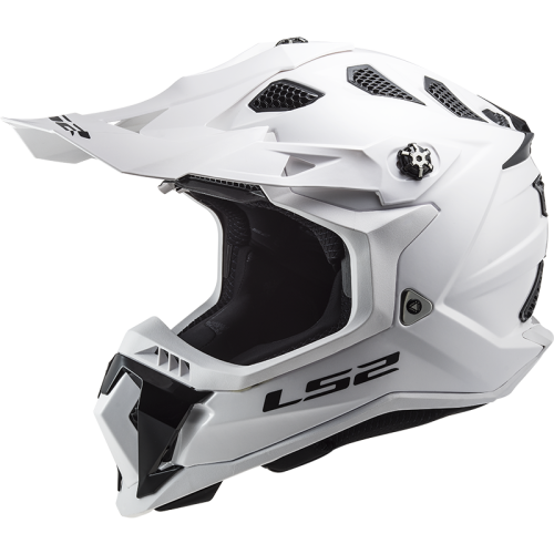KASK MOTOCYKLOWY ENDURO OFF ROAD LS2MX700 SUBVERTER EVO SOLID WHITE, Motokrosové prilby, KASK LS2 MX470 SUBVERTER