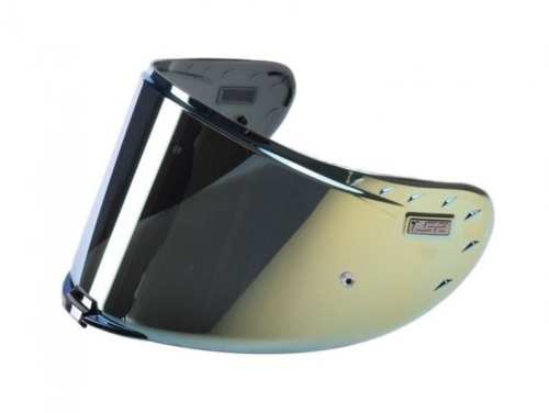 AK800327VIS19 sZYBA KASKU FF327 LUSTRZANKA ZŁOTA