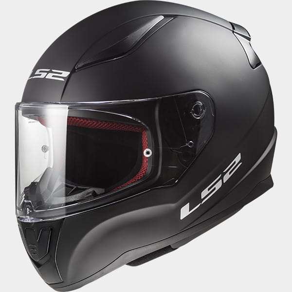 KASK MOTOCYKLOWY KASK LS2 FF353 RAPID SOLID MATT BLACK, czarny matt IMG_10358A