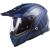 KASK MOTOCYKLOWY ENDURO OFF ROAD LS2 MX436 PIONEER EVO MASTER MATT BLACK BLUE - nowość 2021 roku, Enduro prilby LS2 s plexisklom a ochranným štítom