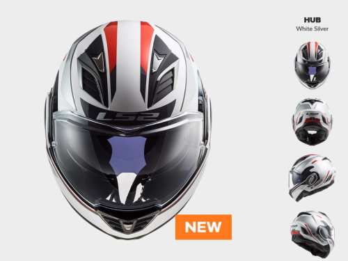KASK MOTOCYKLOWY LS2FF900 VALIANT II HUB WHITE SILVER nowość 2021roku Prilba LS2 FF900 VALIANT 2, Novodobá preklápacia prilba Valiant 2 prináša moderné tvary, Valiant II v sebe spája výhody integrálnej a otvorenej prilby.