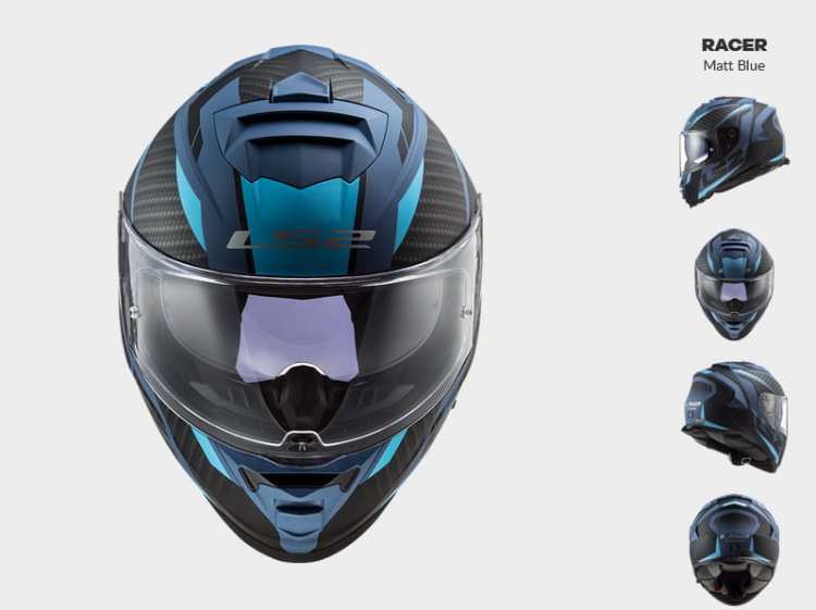 aaa KASK MOTOCYKLOWY LS2 FF800 STORM RACER MATT BLUE - kolekcja 2021, prilba modra, kask niebieski modrá helma, modrá helma motocyklová, motocyklová modrá