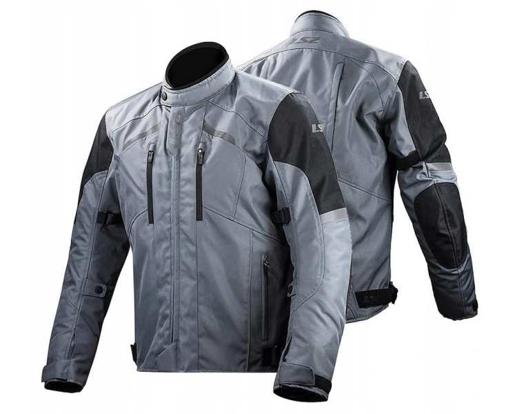 Sierra 3M.jpg KURTKA MOTOCYKLOWA LS2 SERRA EVO MAN GREY MĘSKA SZARA nowość 2021 roku