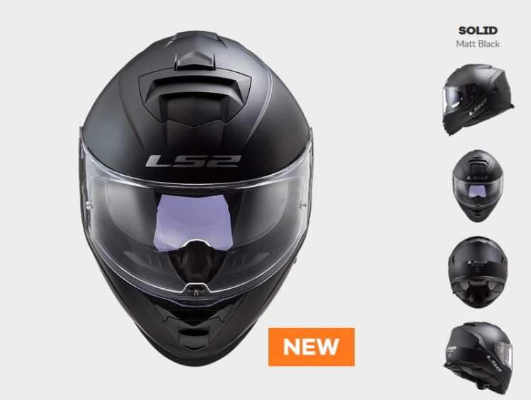 KASK LS2 FF800 STORM SOLID MATT BLACK - kolekcja 2020