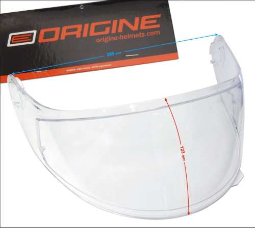 delta Szybka do kasku Origine model Delta bezbarwna oryginał