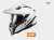 KASK MOTOCYKLOWY ENDURO OFF ROAD KASK LS2 MX701 EXPLORER SOLID WHITE nowość 2021 roku Prodej motorkářských helem a dalšího vybavení