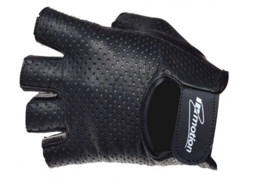 RĘKAWICE MOTOCYKLOWE SKÓRZANE BEZ PALCÓW CHOPPER PERFOROWANE