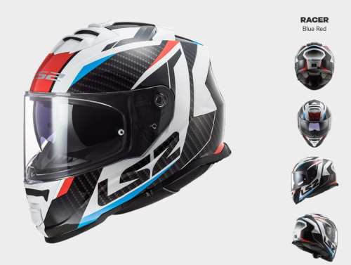 KASK MOTOCYKLOWY LS2 FF800 STORM RACER RED BLUE - kolekcja 2021, prilba modra, kask niebieski modrá helma, modrá helma motocyklová, motocyklová modrá