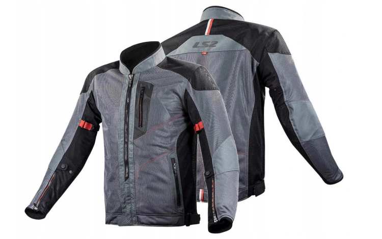 KURTKA MOTOCYKLOWA Damska KURTKA LS2 ALBA DARK GREY BLACK nowość 2021 roku - Ciemnoszara