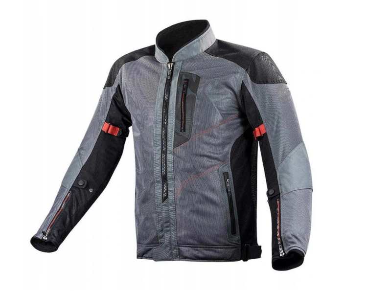 lady110 KURTKA MOTOCYKLOWA Damska KURTKA LS2 ALBA DARK GREY BLACK nowość 2021 roku - Ciemnoszara