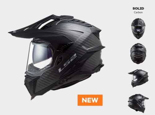 KASK MOTOCYKLOWY ENDURO OFF ROAD KASK LS2 MX701 C EXPLORER SOLID CARBON - - 06 HOMOLOGATION: ECE 22.06 nowość 2023/24
